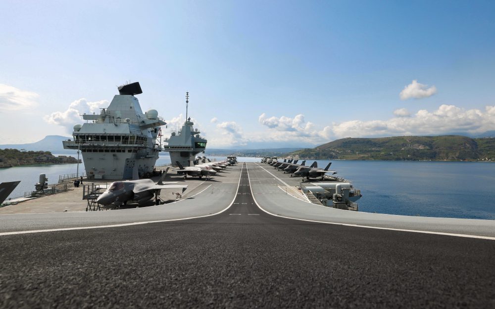 UK Carrier Strike Group on Operation Highmast